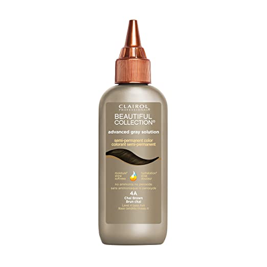 Clairol Professional® Beautiful Advanced Gray Solutions, (4A) Semi-Permanent Hair Color for Gray Coverage