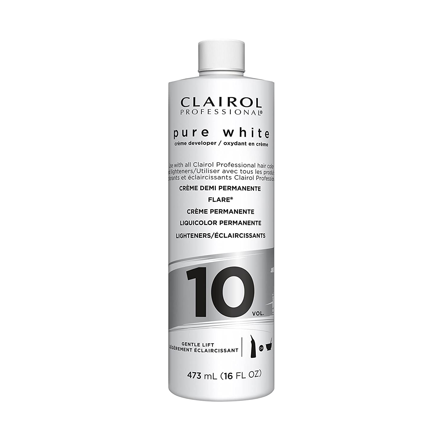 Clairol Professional® 10 vol. Pure White Hair Developers for