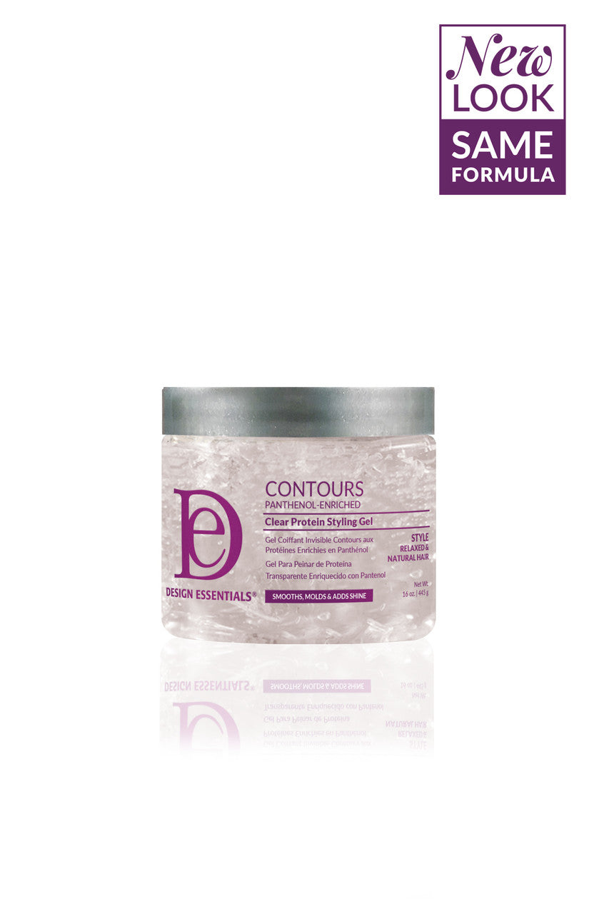 Design Essentials® Contours Panthenol Enriched Clear Protein Styling Gel