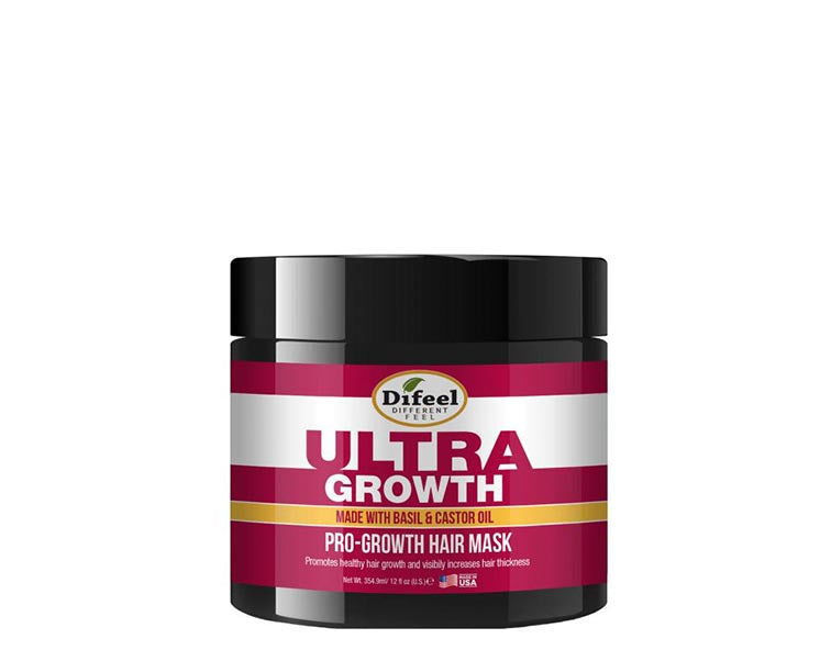 Dífeel® Ultra Growth Basil & Castor Oil Pro-Growth Hair Mask (12 oz)