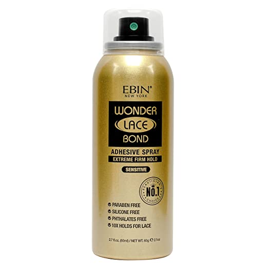 Ebin NEW YORK® Wonder Lace Bond Adhesive Spray (3 Holds)