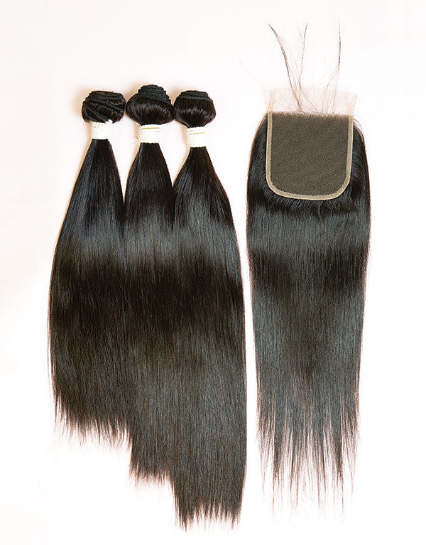 Janet Collection® EZ DIY Straight 4x4 Free Part with Closure