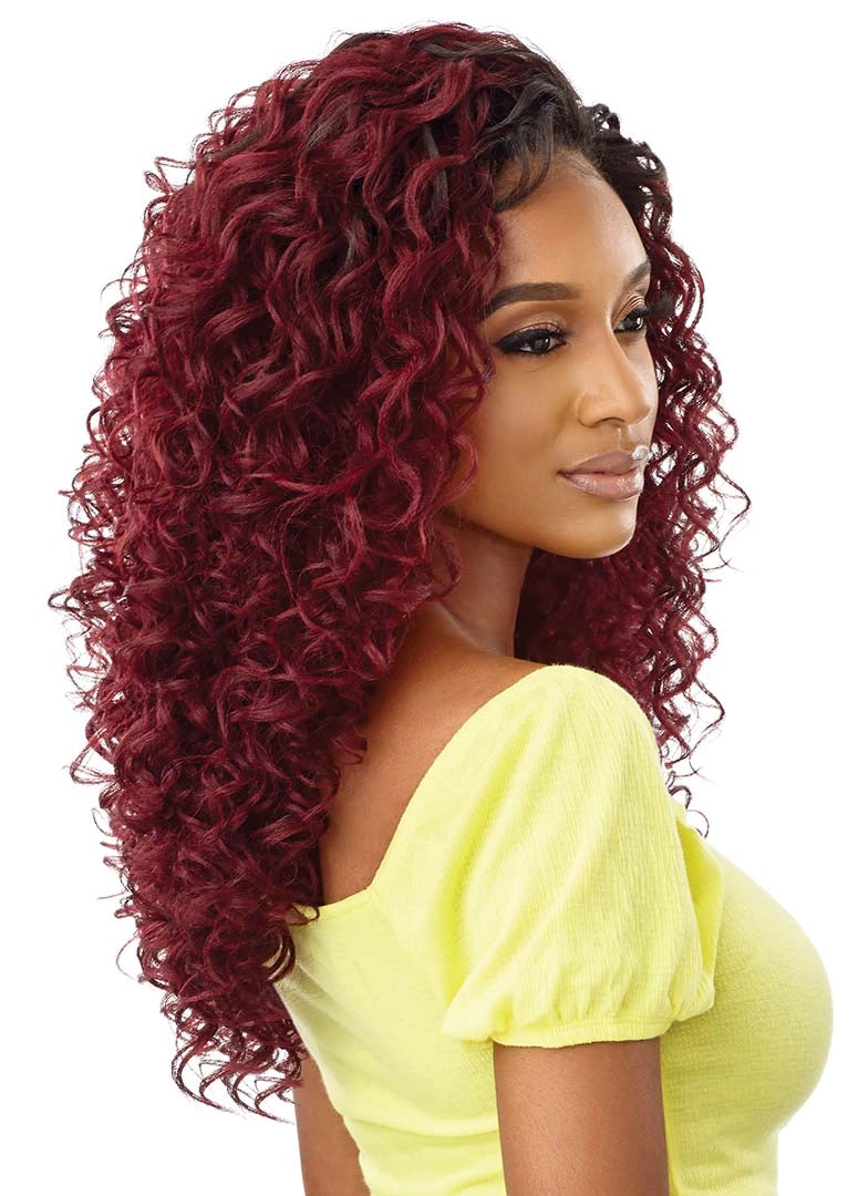 Outre® Converti-cap® Premium Synthetic Fiber Wig - Honey Bunches