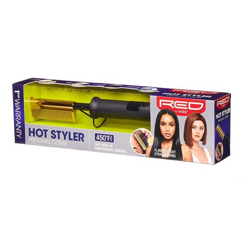 Red by KISS® Hot Styler Pressing Comb