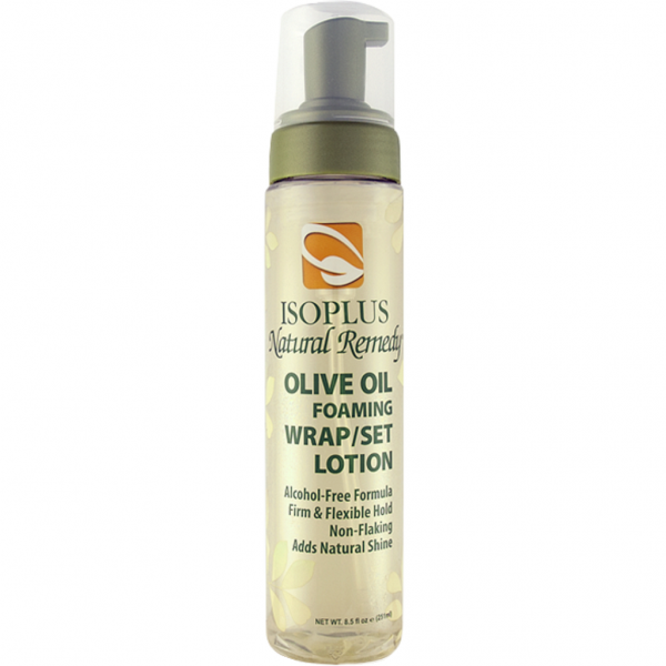 ISOPLUS® Natural Remedy Olive Oil Foaming Wrap / Set Lotion (8.5 oz)