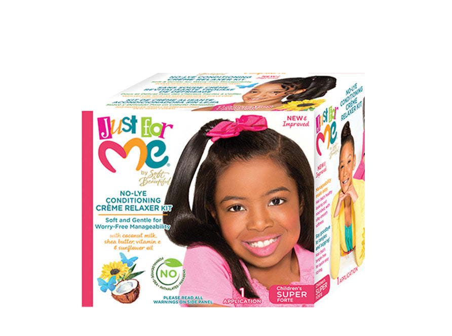 Soft & Beautiul® Just for Me® No-Lye Conditioning Creme Relaxer Kit Children's Super