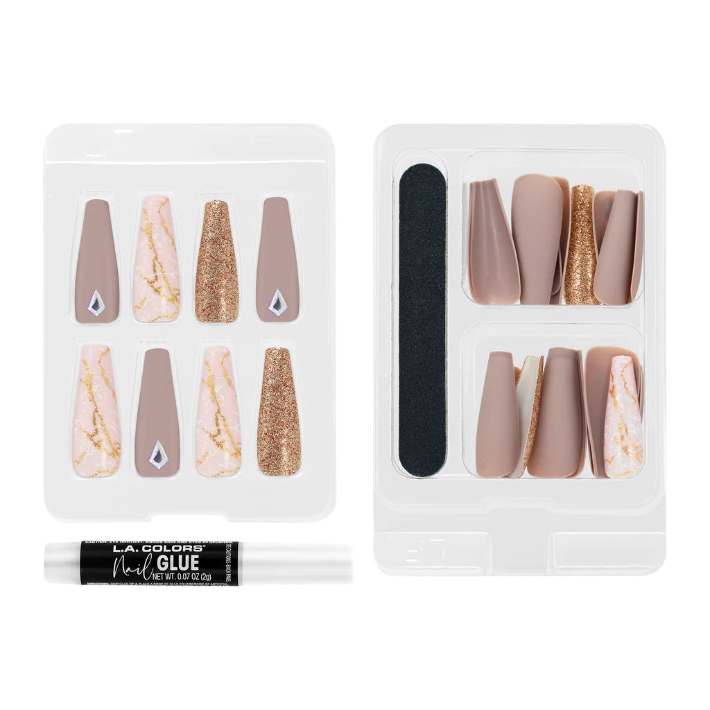 L.A. Colors® Lavish Nail LUXE Finish Nail Tip Kit (CARDED)