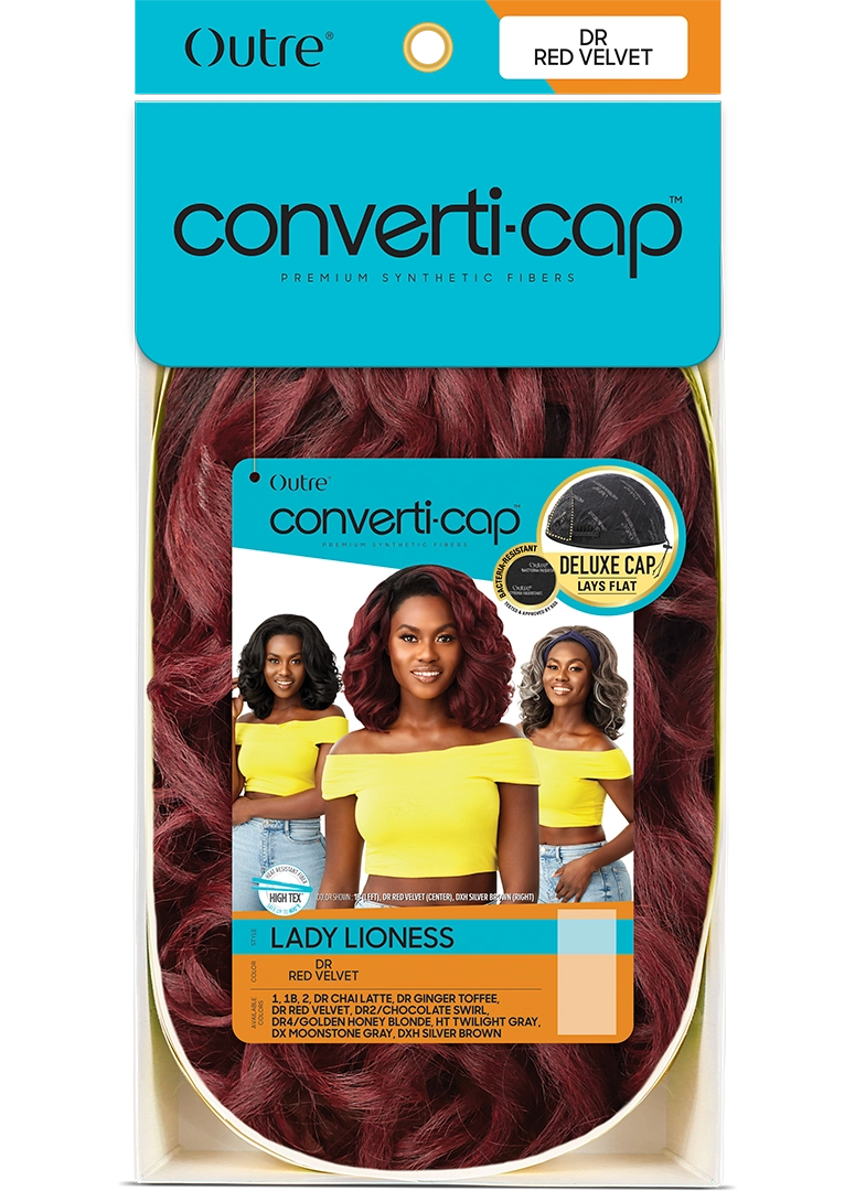 Outre® Converti-cap® Premium Synthetic Fiber Wig - Lady Lioness