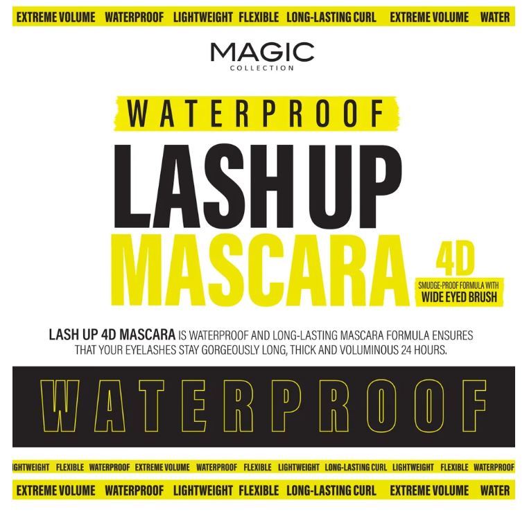 Magic Collection® Lash Up 4d Waterproof Mascara