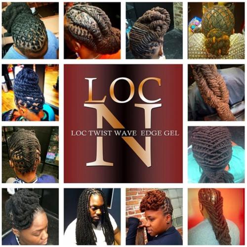 Loc N Gel® Twists Braids Wave Edge Gel Extra Hold 16oz- 448ml