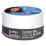 LottaBody® Coconut & Shea Oils Control Me Edge Gel Black 2.25oz
