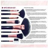Magic Collection® Makeup Brushes (8 pcs Set)