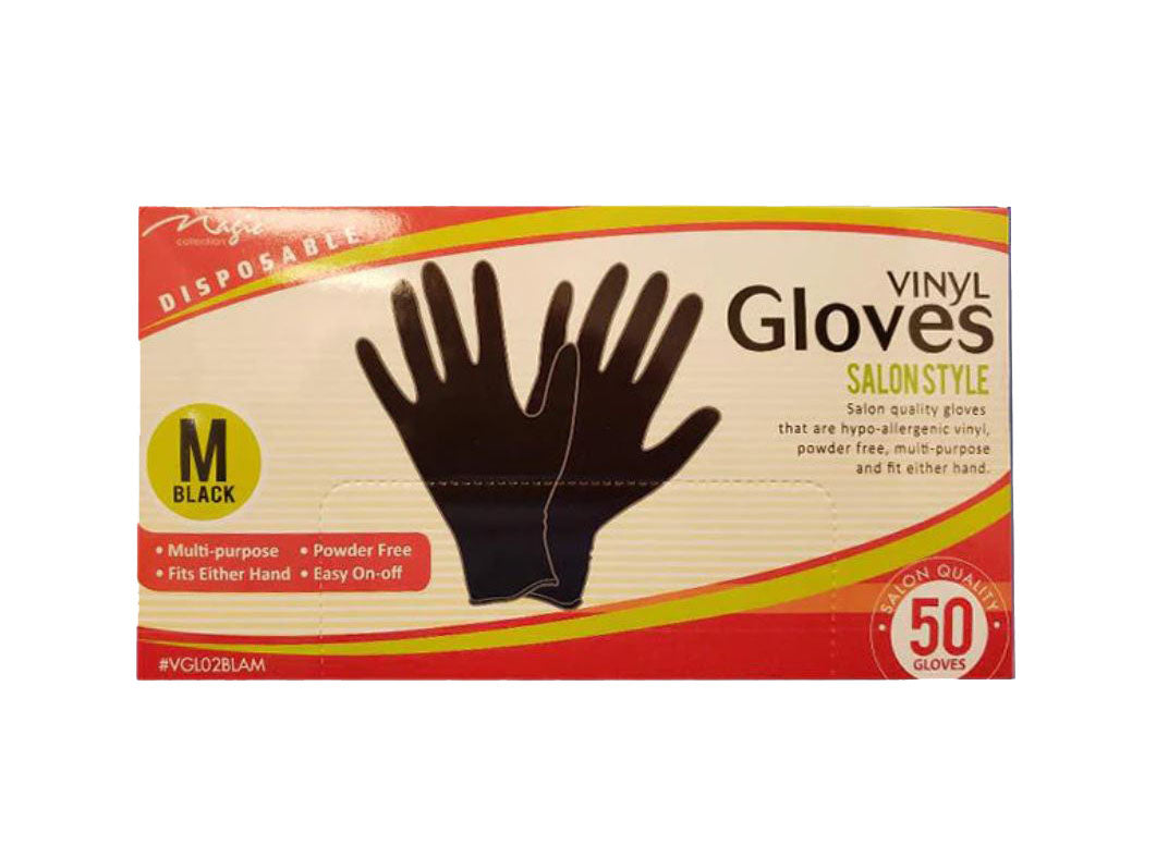 Magic Collection® Disposable Vinyl Gloves (All Sizes) 20 Count