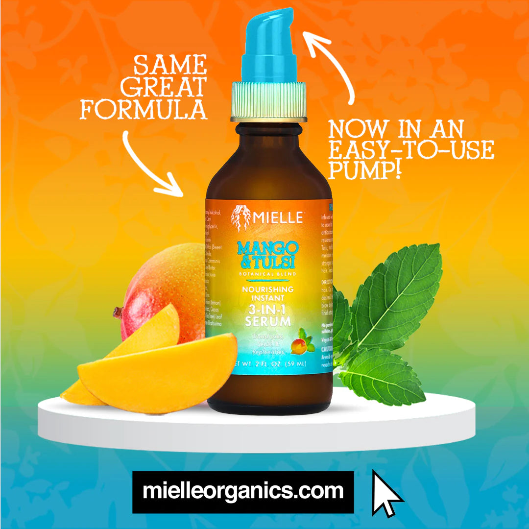 Mielle® Mango & Tulsi Nourishing Instant 3-IN-1 Serum