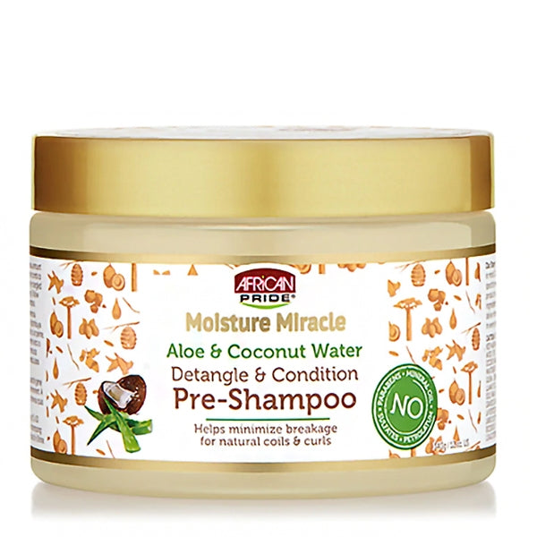 African Pride® Moisture Miracle Detangle & Condition Pre-Shampoo (12 oz.)