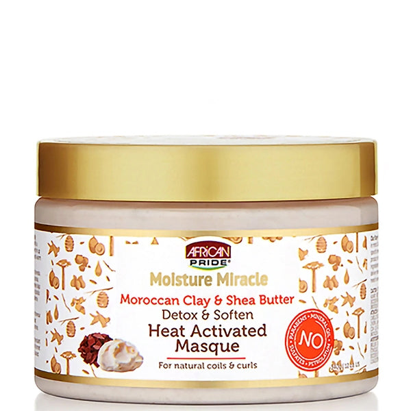 African Pride® Moisture Miracle Detox & Soften Heat Activated Masque (12 oz.)