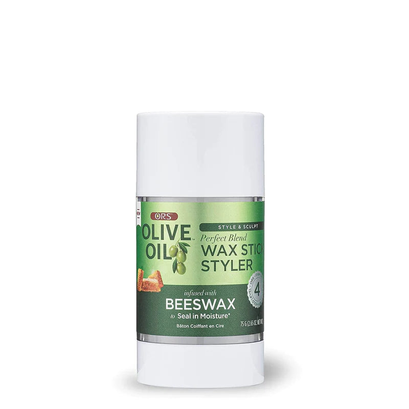 ORS® Olive Oil Style & Sculpt Perfect Blend Wax Stick Styler Infused With Beeswax to seal in Moisture (2.6 oz)