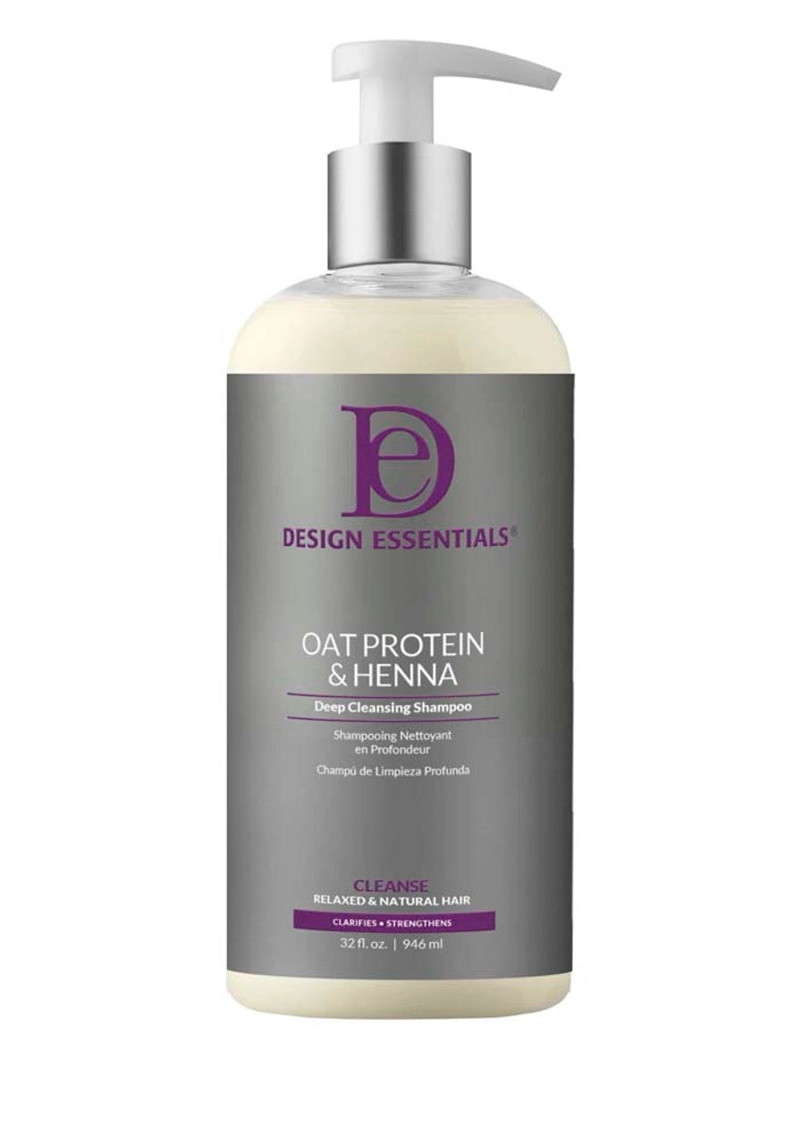 Design Essentials® Oat Protein & Henna Deep Cleansing Shampoo