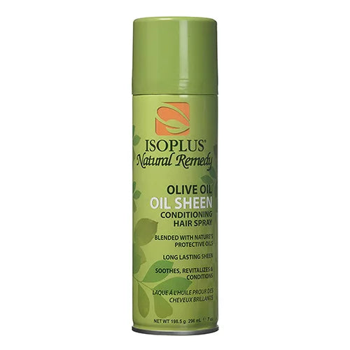 ISOPLUS® Natural Remedy Olive Oil Oil Sheen Conditioning Hair Spray (2 sizes)