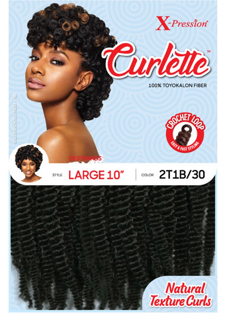 Outre® X-Pression® Curlette™ 100% Toyokalon Yaki Curl Hair (10" Large)