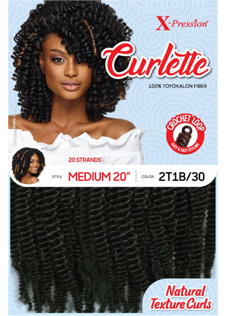 Outre® X-Pression® Curlette™ 100% Toyokalon Yaki Curl Hair (20" Medium)