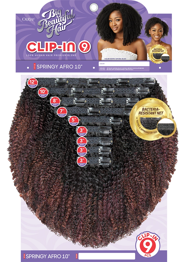 Outre® Springy Afro 10" Clip-in