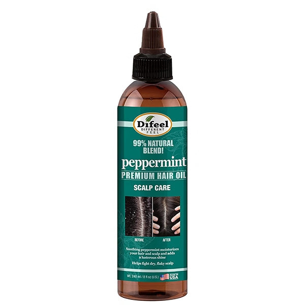 Dífeel® Peppermint Scalp Care Premium Hair Oil (8 oz.)