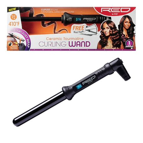 Red by KISS® Ceramic Tourmaline Curling Wand