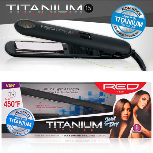 Red by KISS® Titanium Flat Iron – ATLANTA BEAUTY DEPOT II