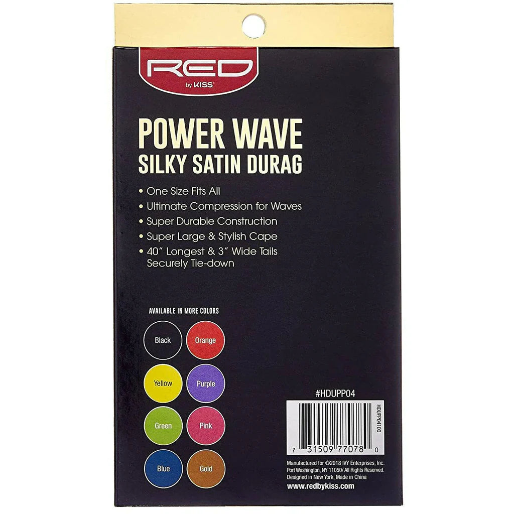 Red by KISS® Power Wave Silky Satin Durag