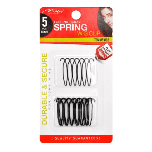Magic Collection® Response Magic Flat - Not Bulky Spring Wig Clip (5 count)