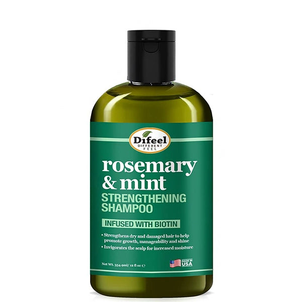 Dífeel® Rosemary & Mint Hair Strengthening Shampoo with Biotin (12 oz.)