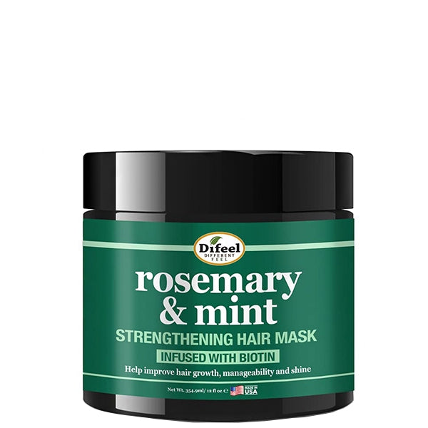 Dífeel® Rosemary & Mint Strengthening Hair Mask with Biotin (12 oz.)