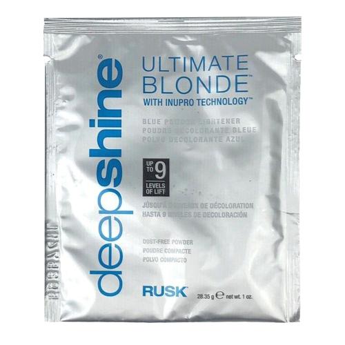 RUSK® Deep Shine Ultimate Blonde Blue Lightener Powder (1 oz)