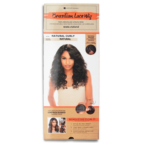Sensationnel Collection® Brazilian Lace Wig® Bare & Natural™ Natural Curly