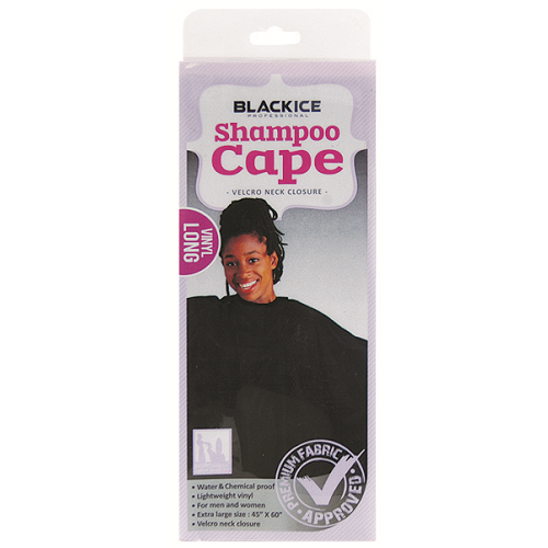 Black Ice® Shampoo Cape Large