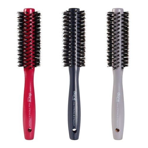 Diane® Strong 'n Straight Extra Firm Bristles Porcupine Round Hair Brush - SMALL