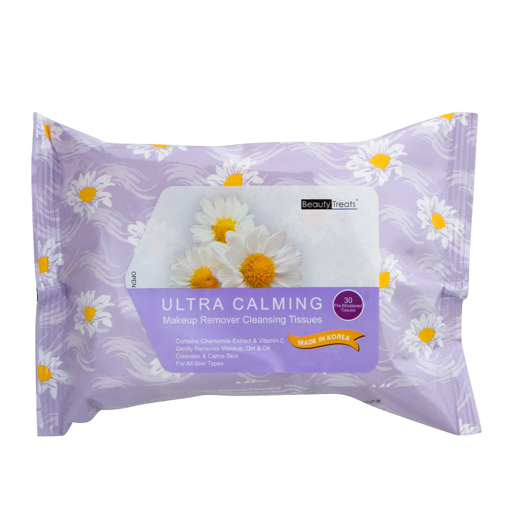 Beauty Treats® Ultra Calming Makeup Remover Cleansing Tissues