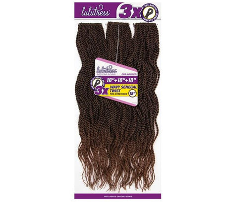 Sensationnel Collection® LuLuTress® 3X Wavy Senegal Twist (18"+18"+18")