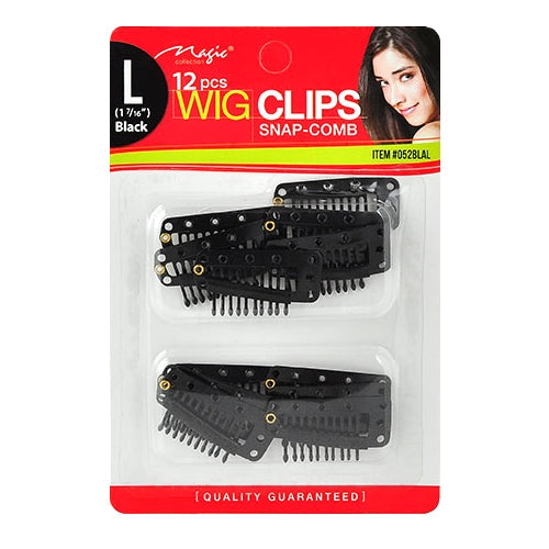 Magic Collection® Wig Clips Snap-Comb (3 sizes)
