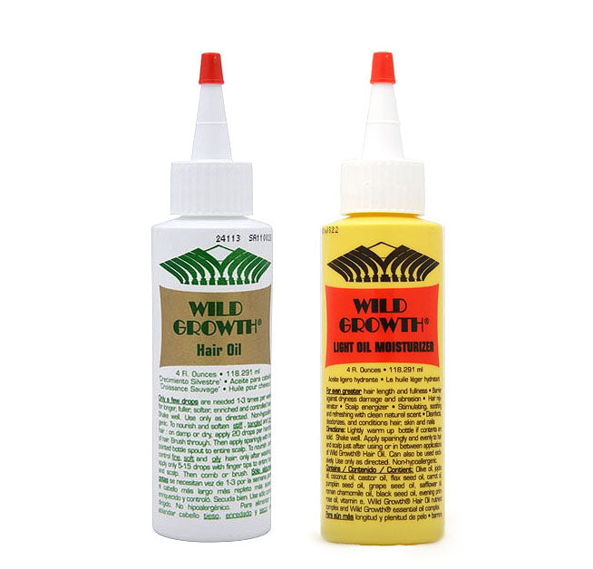 Wild Grow® Light Oil Moisturizer & Grow Oil (SET) (4 oz. each)