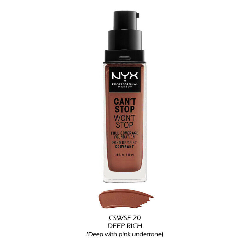NYX® Can't Stop Won't Stop Foundation (Full Coverage Foundation)