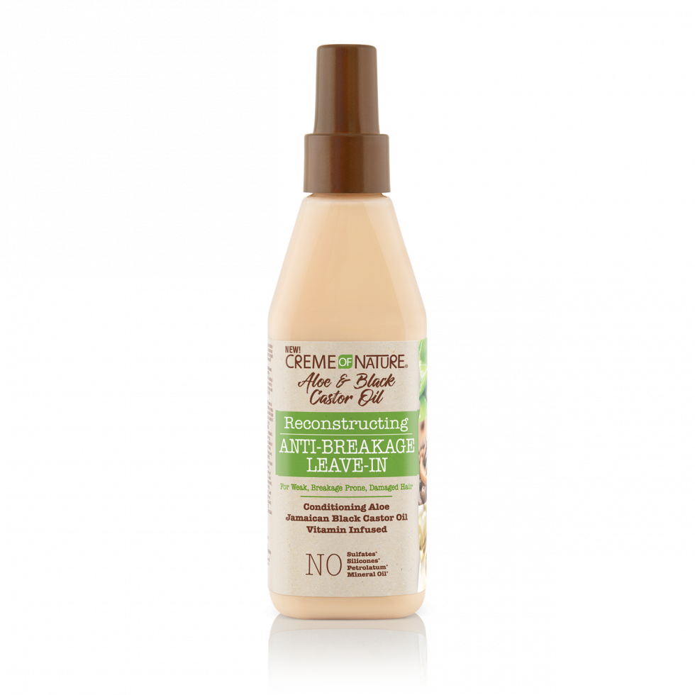 Creme of Nature® ALOE & BLACK CASTOR OIL Reconstructing Anti-Breakage Leave-In