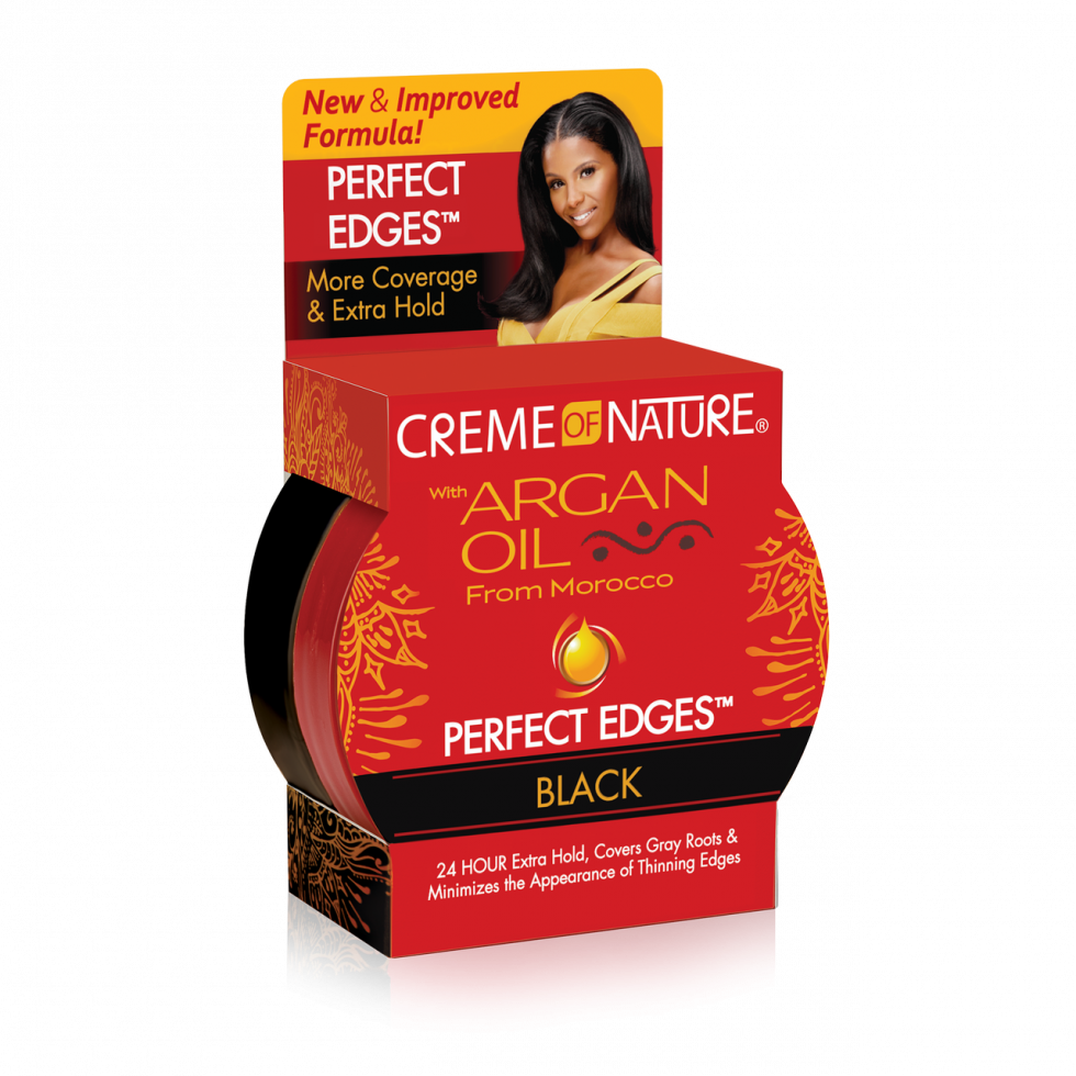 Creme of Nature® ARGAN OIL from MOROCCO Perfect Edges Black