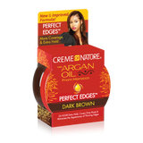 Creme of Nature® ARGAN OIL from MOROCCO Perfect Edges Dark Brown