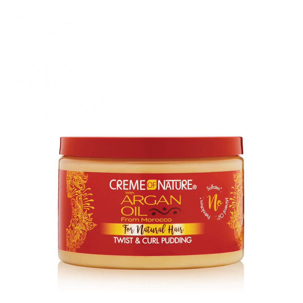 Creme of Nature® ARGAN OIL from MOROCCO for Natural Hair Twist & Curl Pudding Curl Enhancing Creme