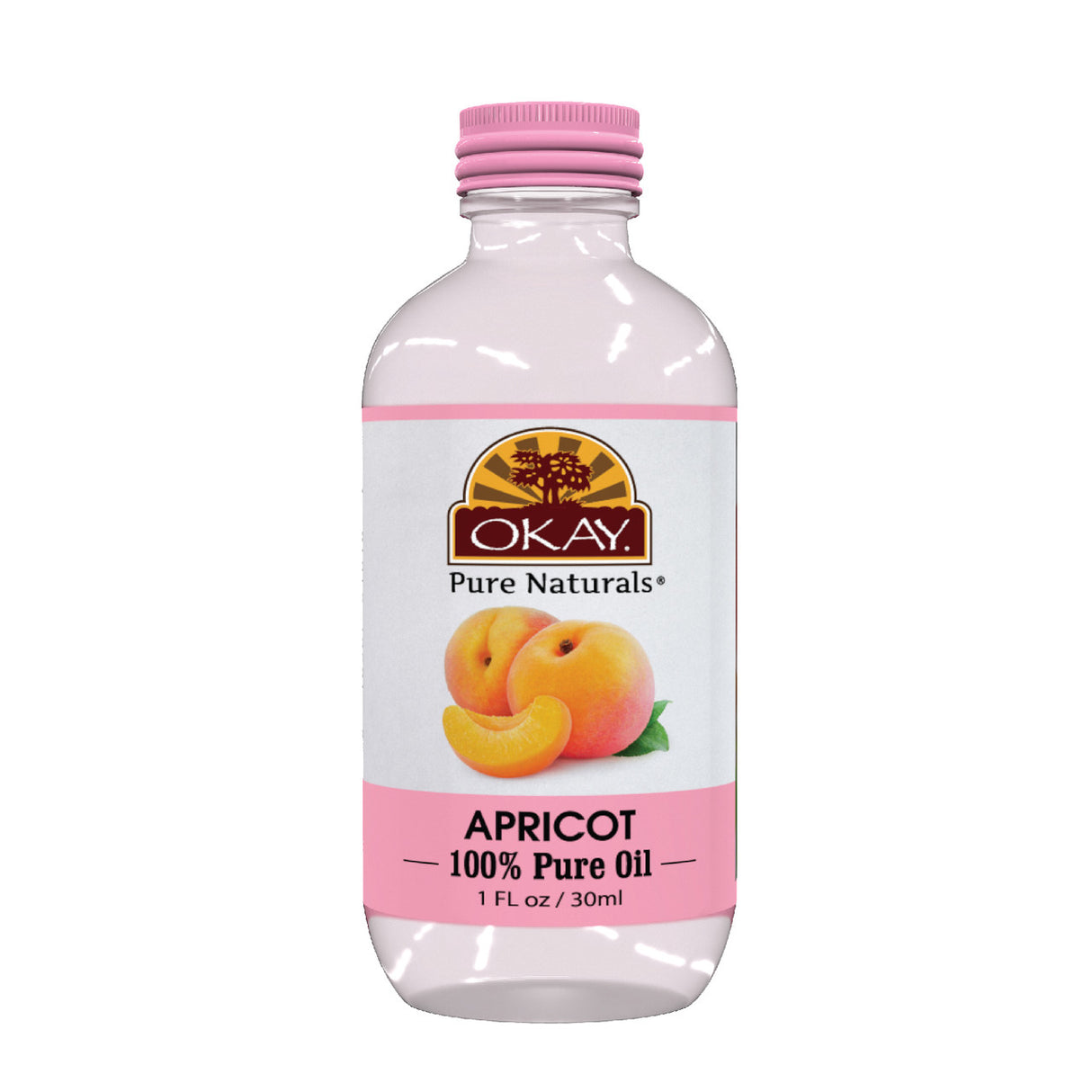 OKAY Pure Natural® 100% Pure Apricot Oil 1oz/30ml