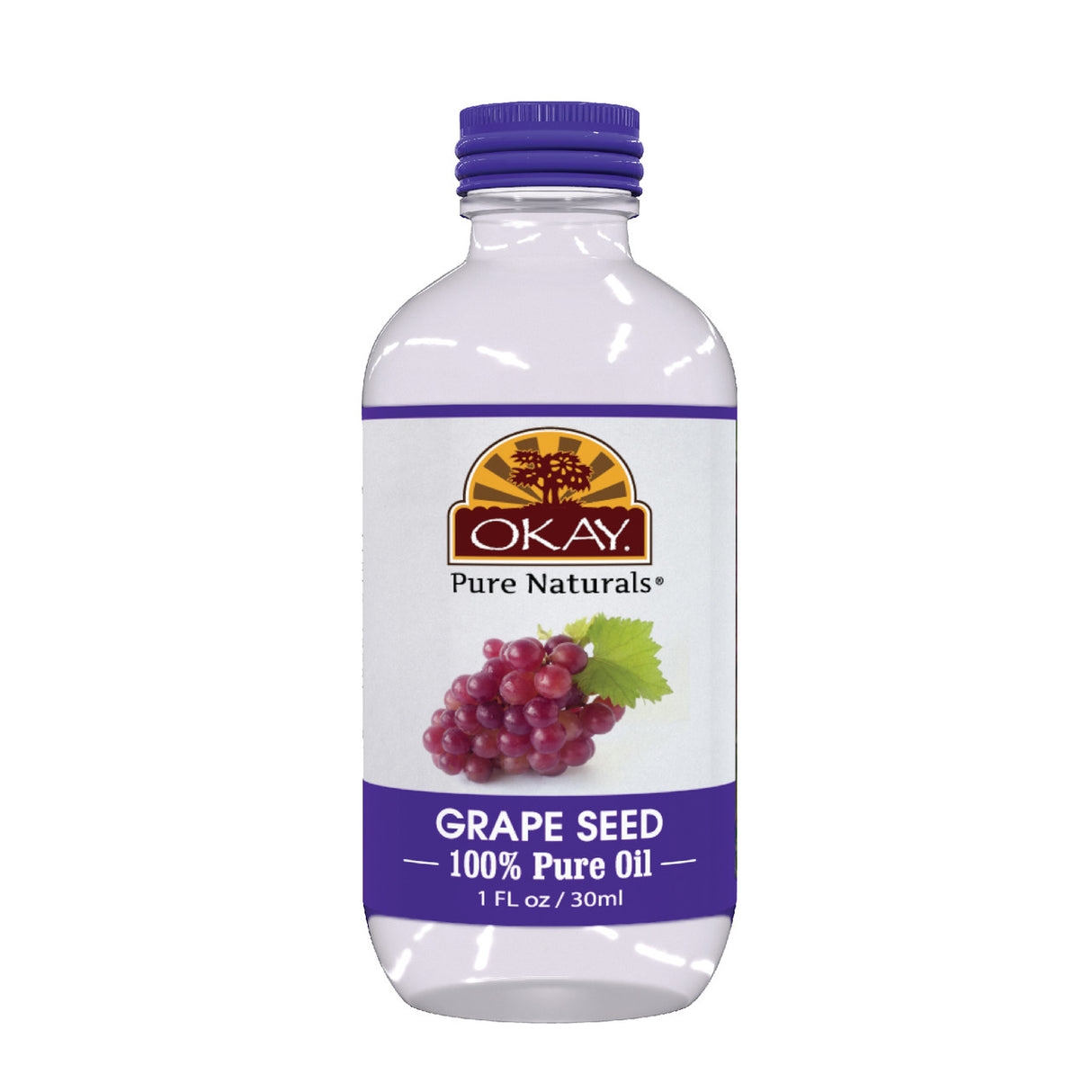 OKAY Pure Natural® 100% Pure Grape Seed Oil 1oz/30ml