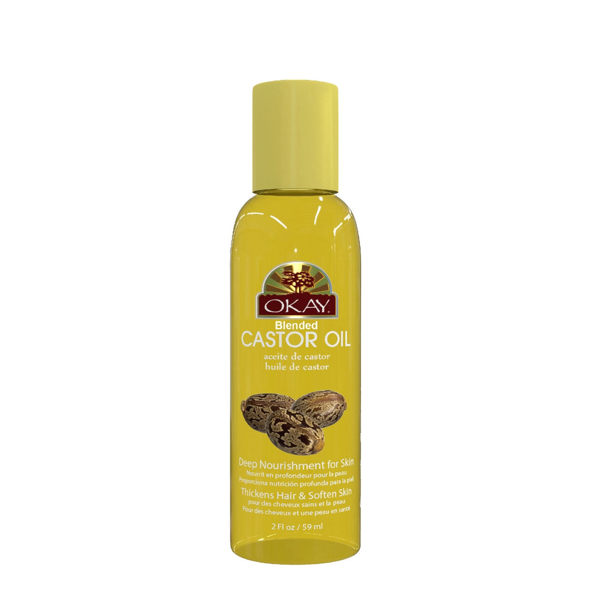 OKAY Pure Natural® Castor Oil for Hair, Skin And Body
