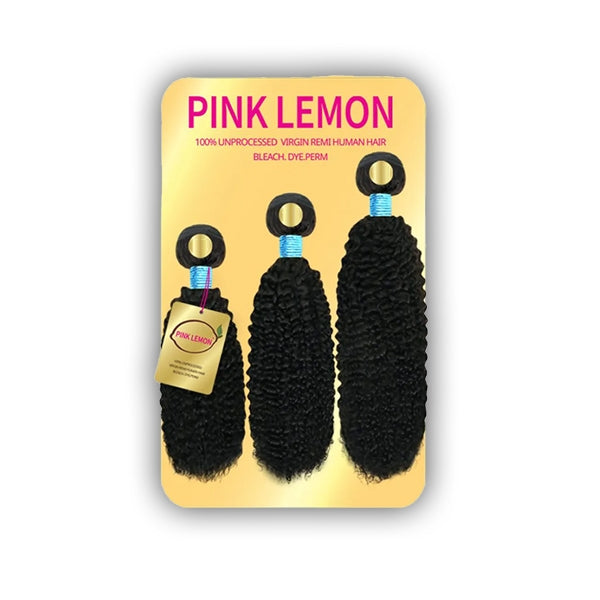 Pink Lemon 100% Unprocessed Virgin Remi Hair Weave - BOHEMIAN CURL